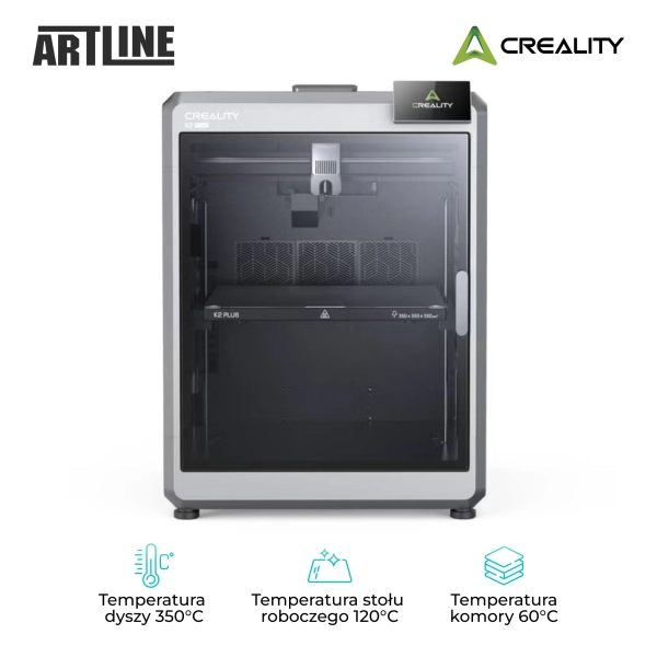 Drukarka 3D Creality K2 Plus cena - zdjęcie 3