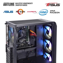Komputer do domu ARTLINE Home H55 i3 12100F RX 6600 8GB B31621 cena - zdjęcie 6