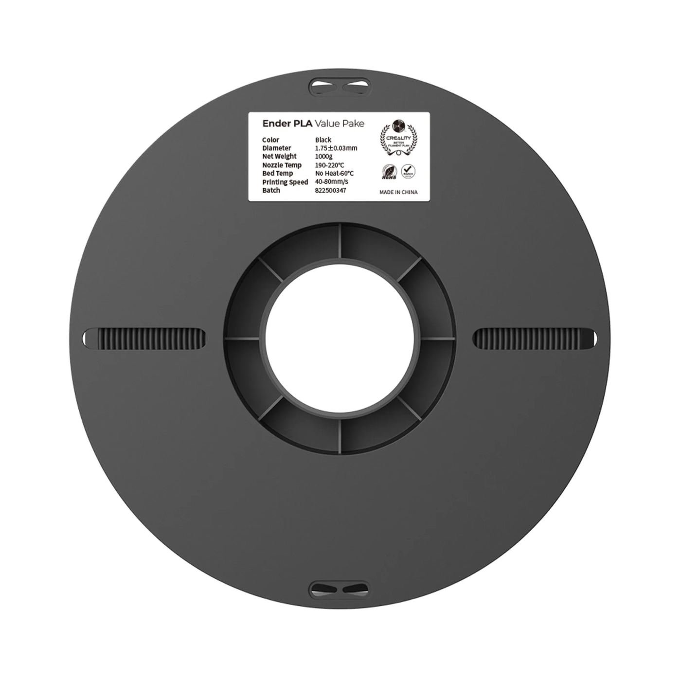 Filament PLA do drukarki 3D CREALITY 2x1kg, 1.75mm, czarno-biały cena - zdjęcie 5