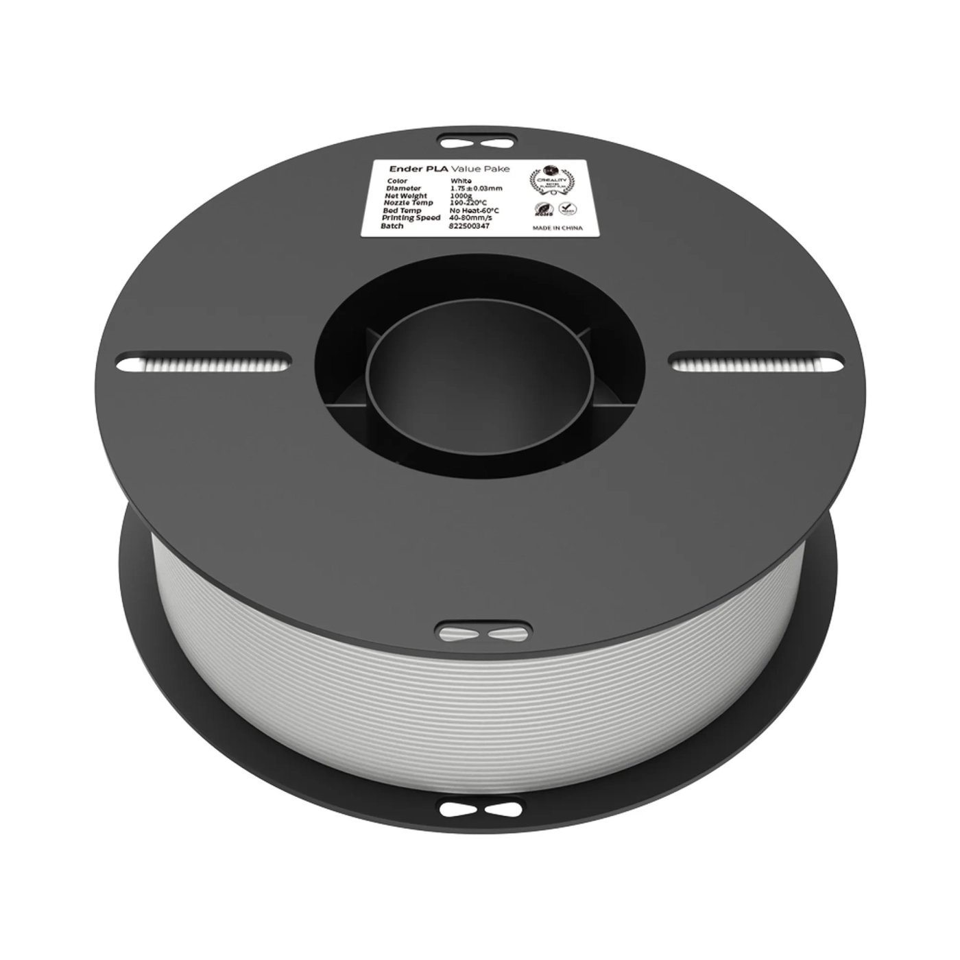 Filament PLA do drukarki 3D CREALITY 2x1kg, 1.75mm, czarno-biały cena - zdjęcie 6