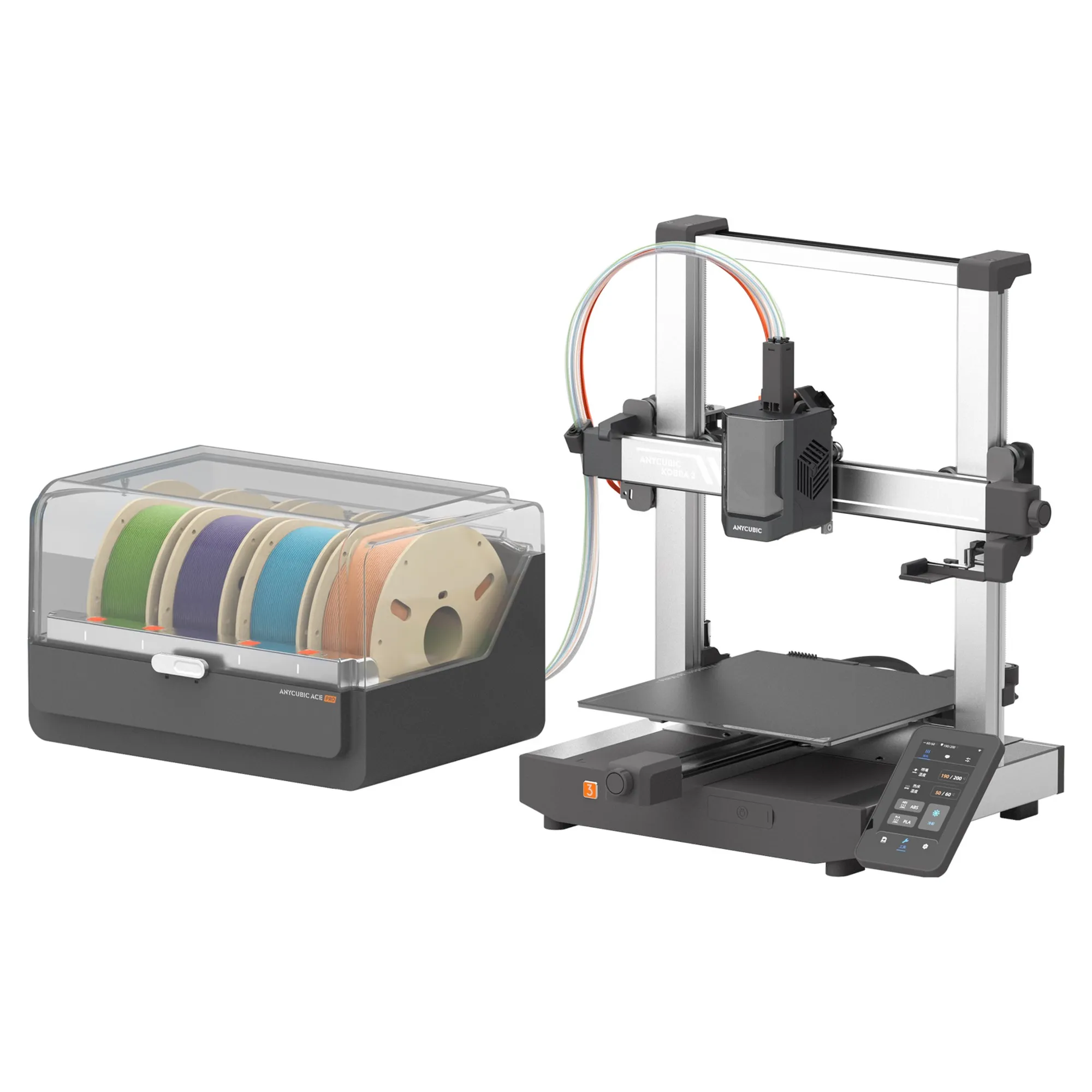 Drukarka 3D Anycubic Kobra 3 combo EU (K3CBBK0A-O) cena - zdjęcie 0