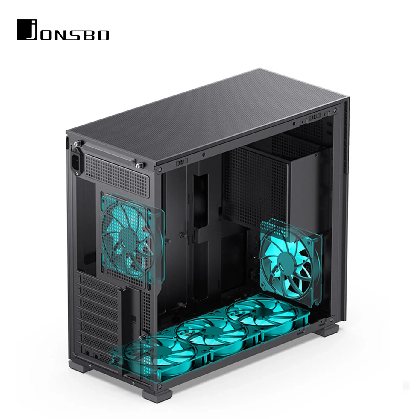 Obudowa JONSBO D41 MESH SC Black cena - zdjęcie 5