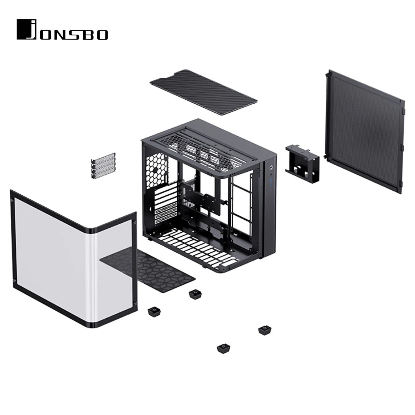 Obudowa JONSBO TK-3 Black cena - zdjęcie 7