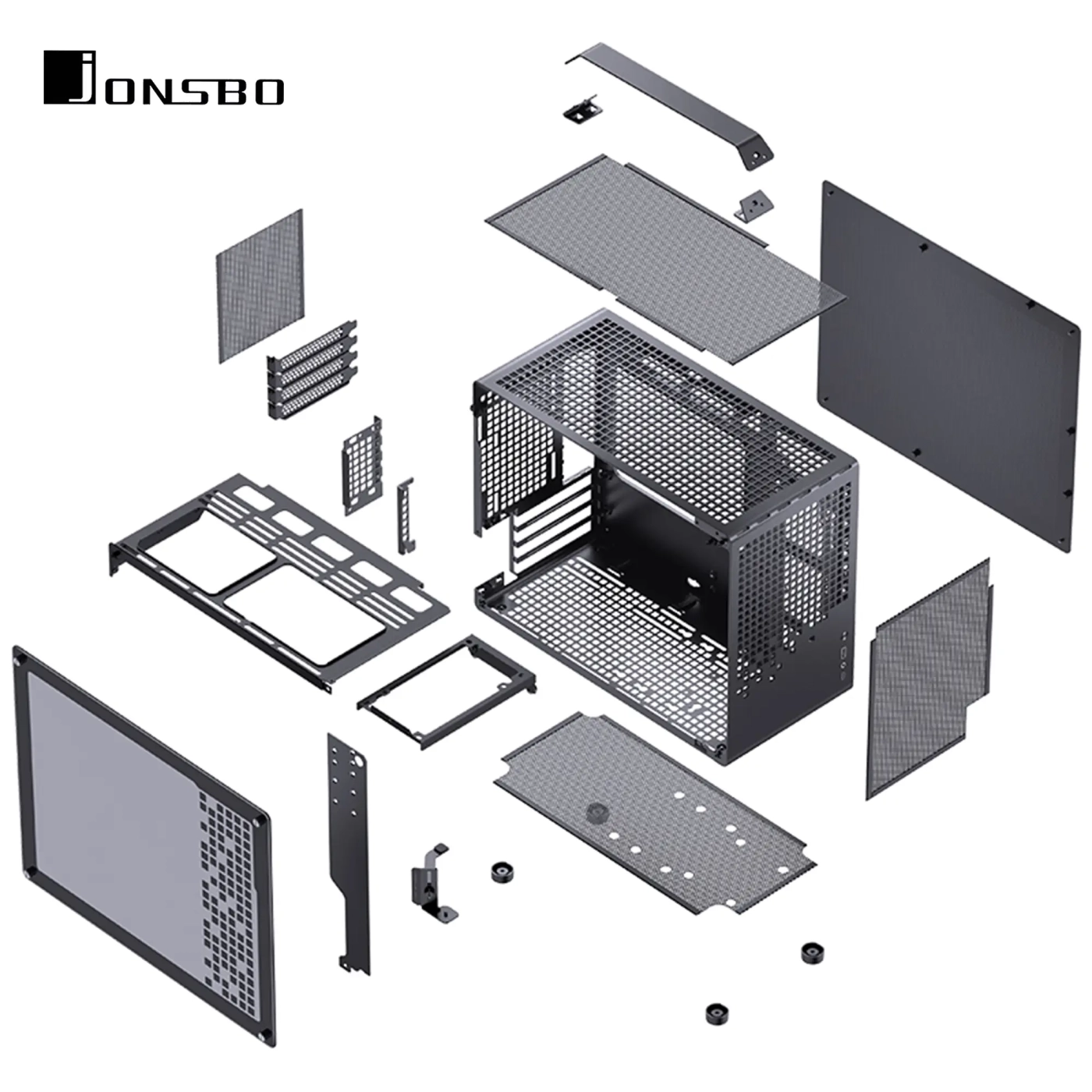Obudowa JONSBO Z20 Black cena - zdjęcie 8