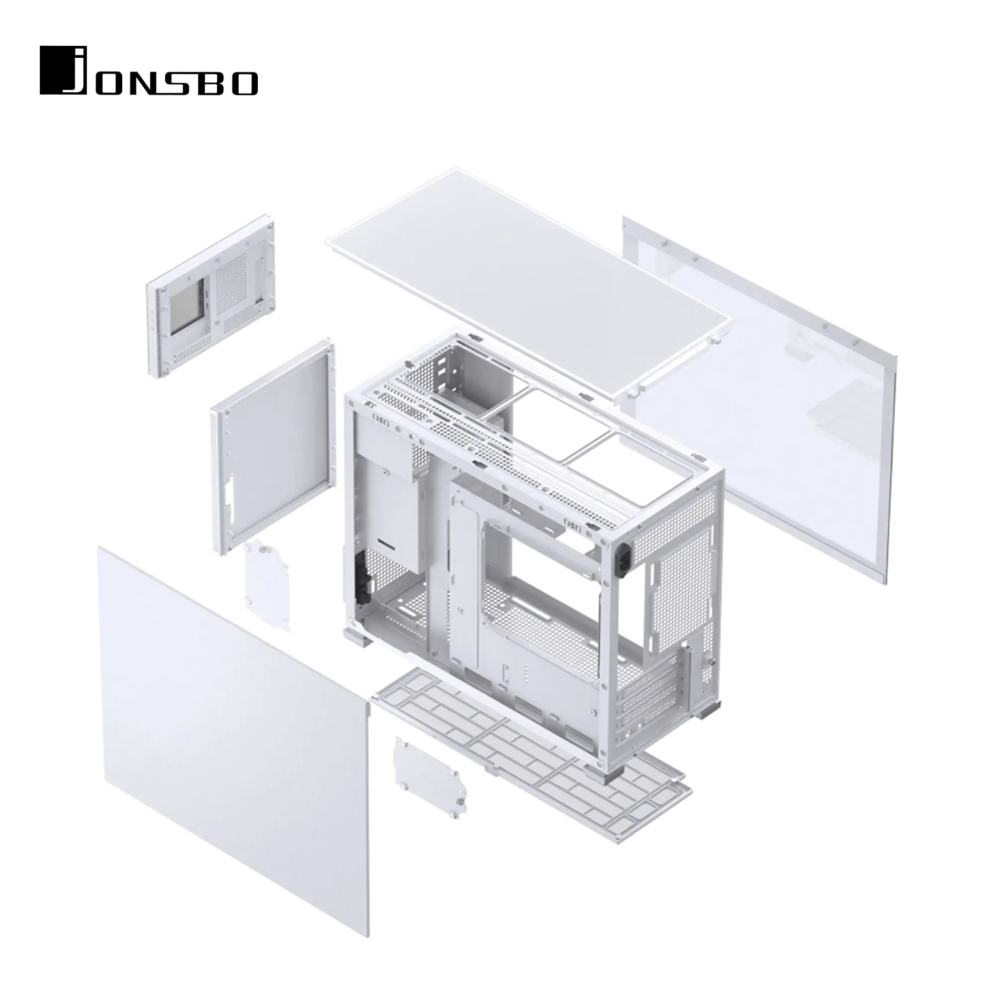 Obudowa JONSBO D31 MESH SC White cena - zdjęcie 10