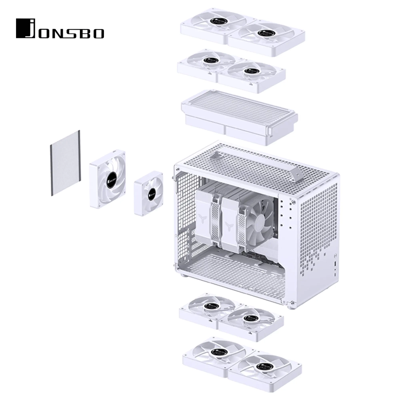 Obudowa JONSBO Z20 White cena - zdjęcie 8