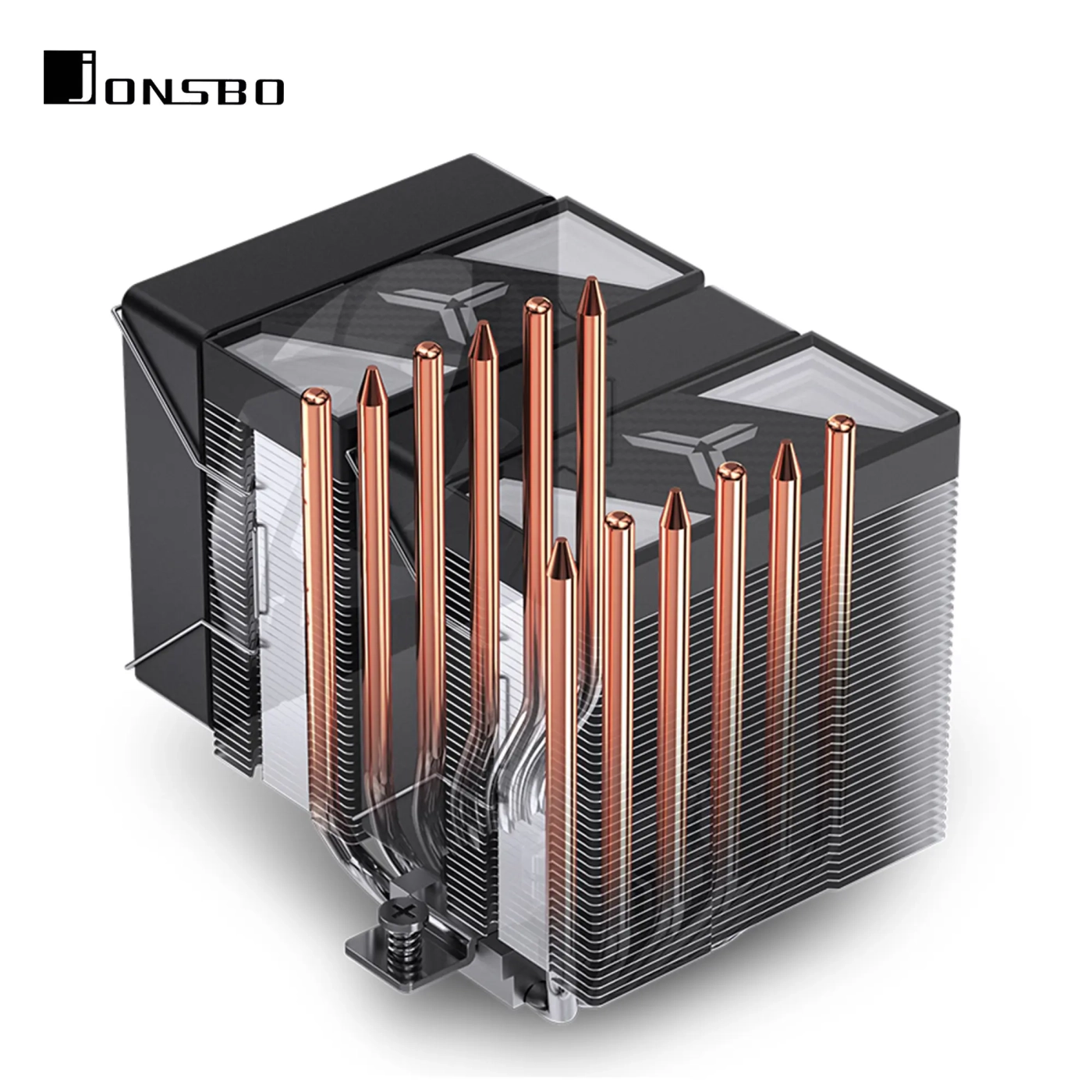 Chłodzenie procesora Jonsbo CR-1400 DV2 Black cena - zdjęcie 8