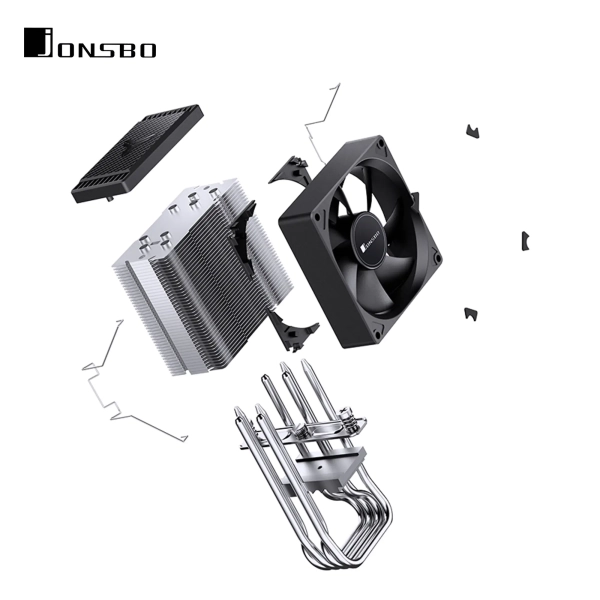 Chłodzenie procesora Jonsbo CR-1400 EVO Black cena - zdjęcie 8
