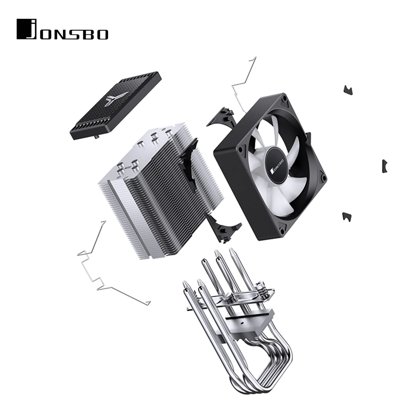 Chłodzenie procesora Jonsbo CR-1400 EVO (ARGB) Black cena - zdjęcie 13