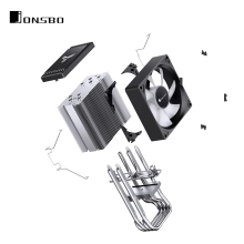Chłodzenie procesora Jonsbo CR-1400 EVO (ARGB) Black cena - zdjęcie 13