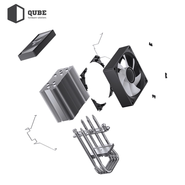 Chłodzenie procesora Jonsbo CR-1400 V2 (ARGB) Black cena - zdjęcie 8