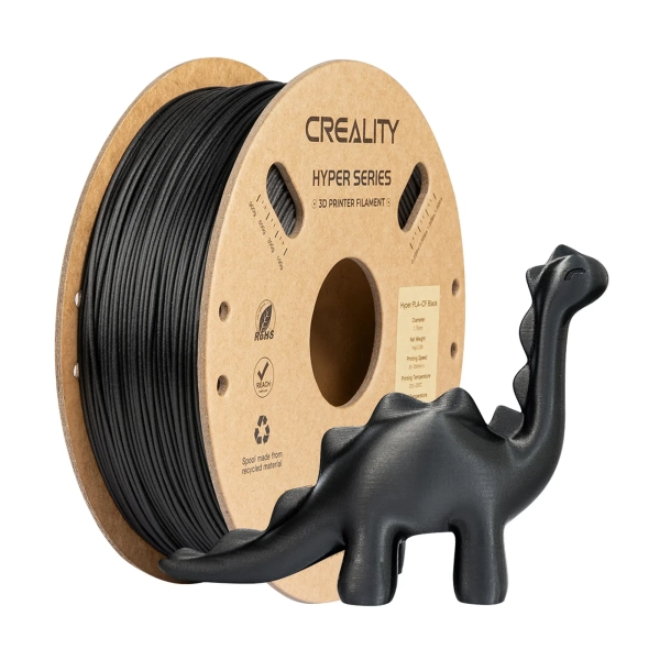 Filament Hyper PLA-CF (plastik) do drukarki 3D CREALITY 1kg, 1,75mm, czarny (3301060015) cena - zdjęcie 3