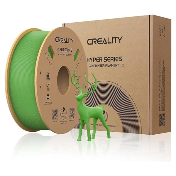 Filament Hyper PLA (plastik) do drukarki 3D CREALITY 1kg, 1,75mm, zielony (3301010380) cena - zdjęcie 1