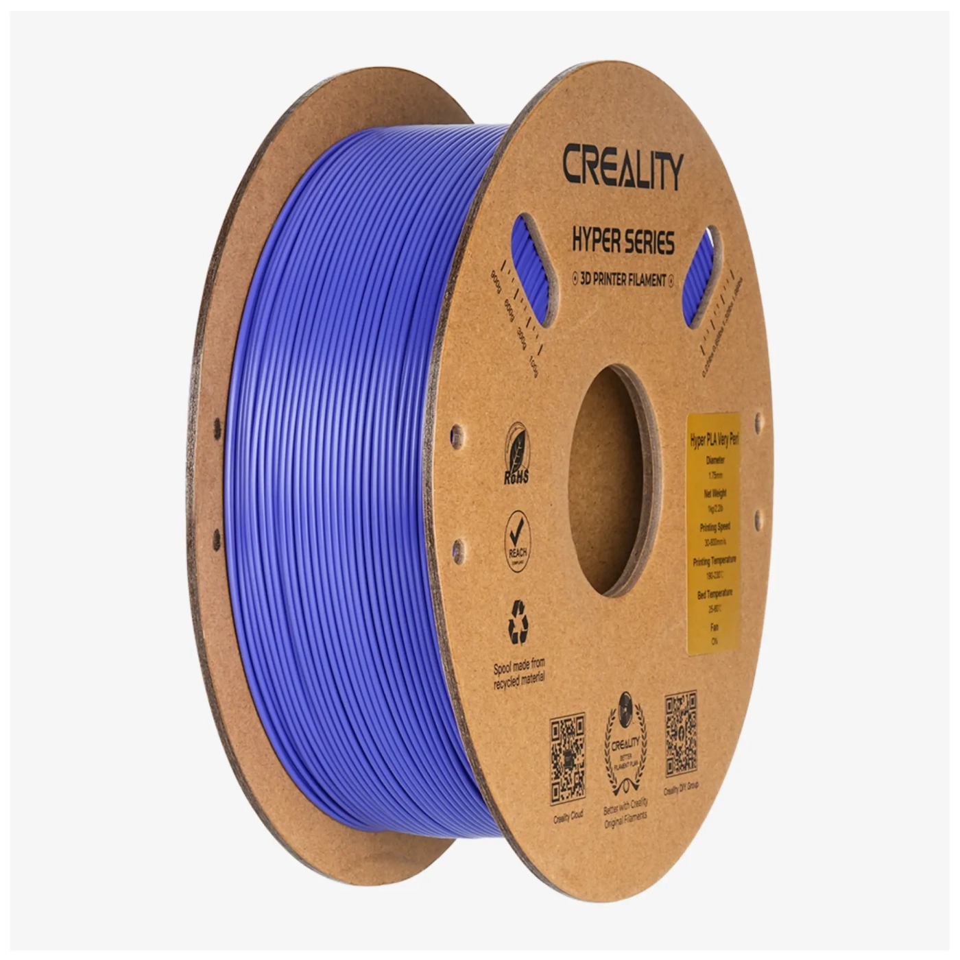 Filament Hyper PLA (tworzywo sztuczne) do drukarki 3D CREALITY 1 kg, 1,75 mm, lawendowy (3301010412) cena - zdjęcie 0