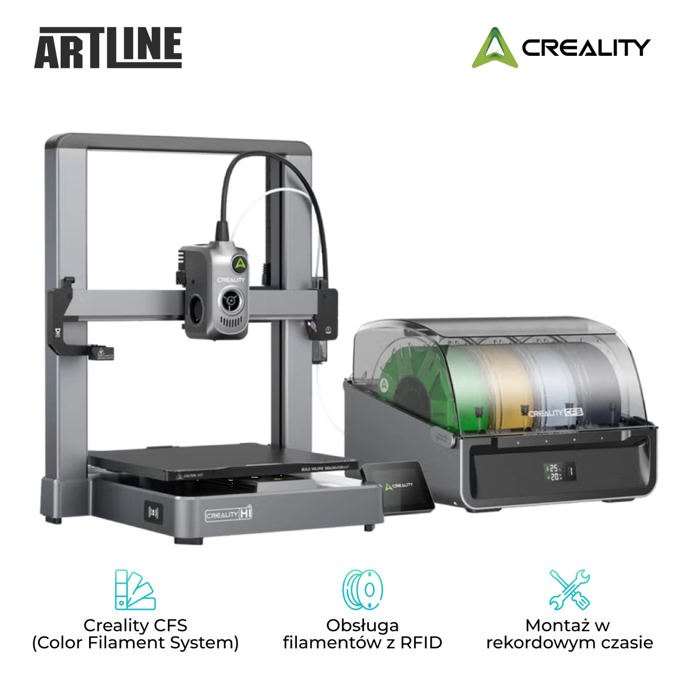 Drukarka 3D Creality Hi Combo - 2