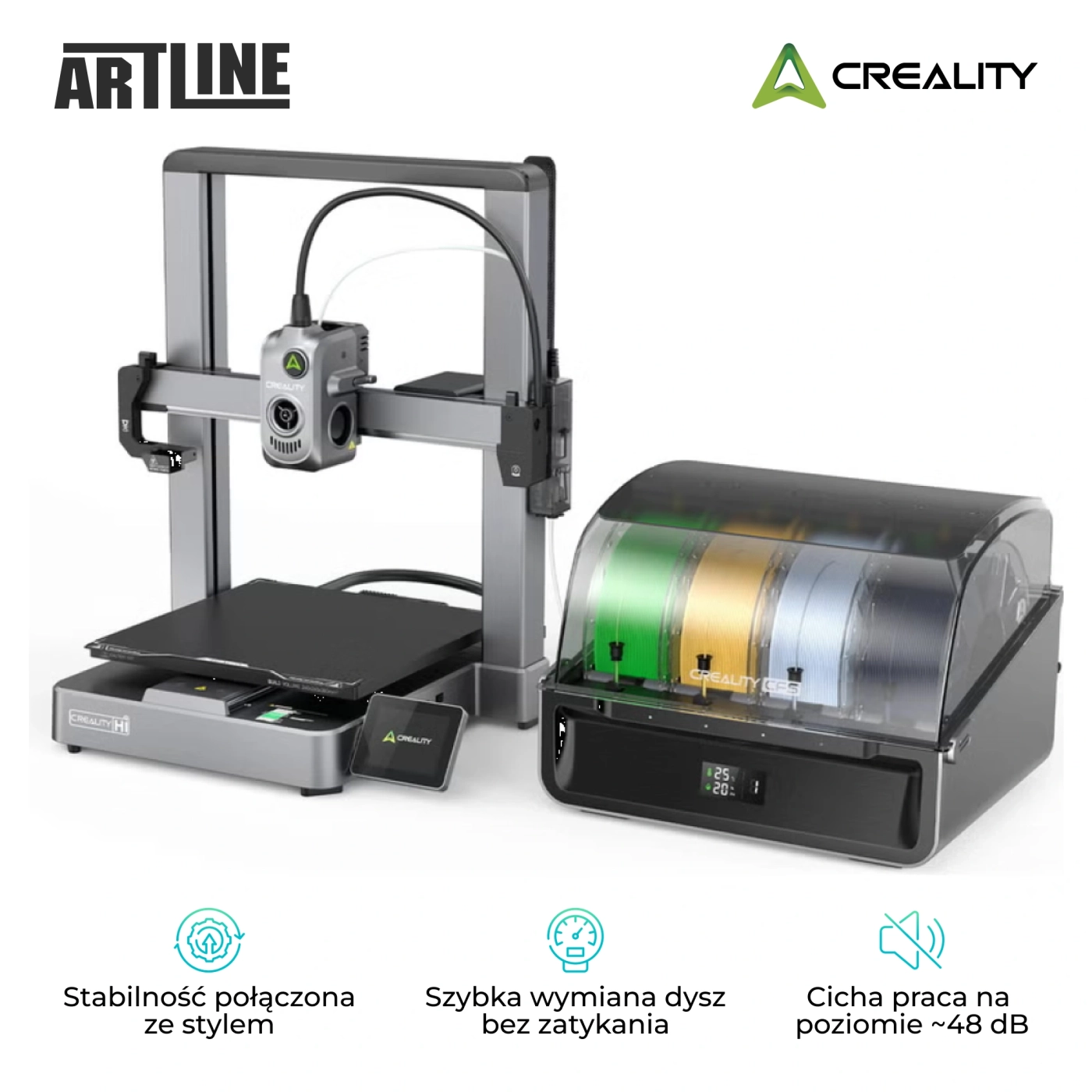 Drukarka 3D Creality Hi Combo - 4