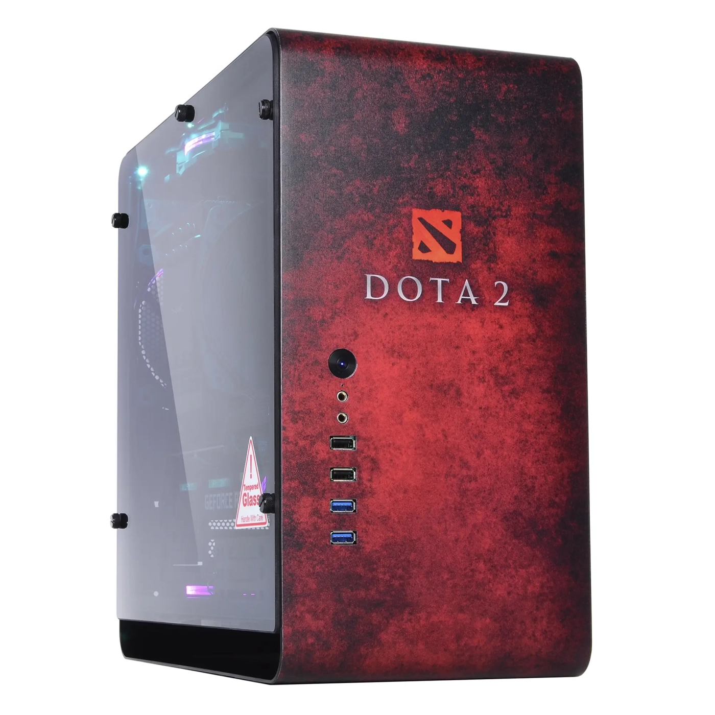Obudowa QUBE EAGLE Aluminum Black Printed Dota 2 red (QBX3M_WBNU3PD2R) cena - zdjęcie 0