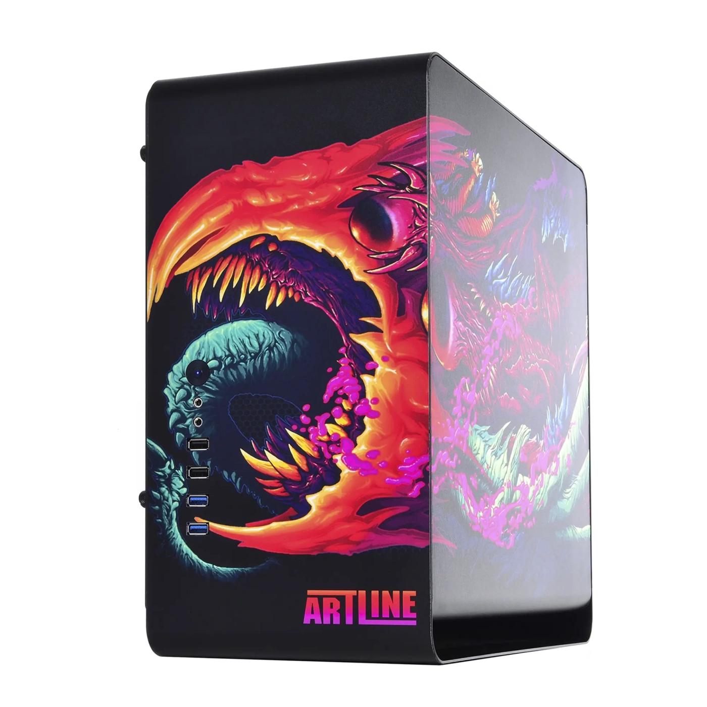 Obudowa QUBE EAGLE Aluminum Black Printed hyper beast (QBX3M_WBNU3PHB) cena - zdjęcie 0