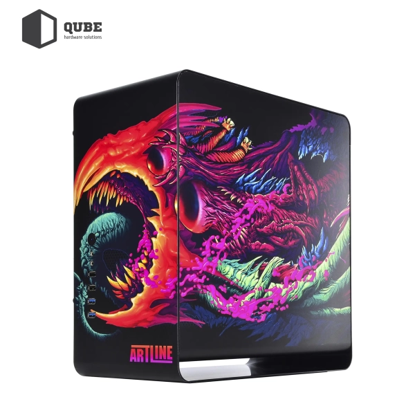 Obudowa QUBE EAGLE Aluminum Black Printed hyper beast (QBX3M_WBNU3PHB) cena - zdjęcie 2
