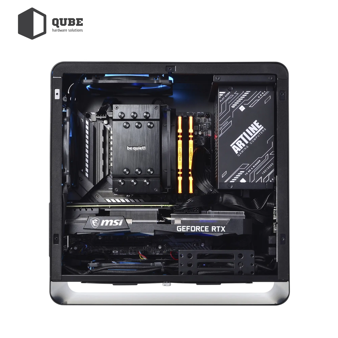 Obudowa QUBE EAGLE Aluminum Black Vulkan Printed case (QBX3M_WBNU3PV) cena - zdjęcie 2