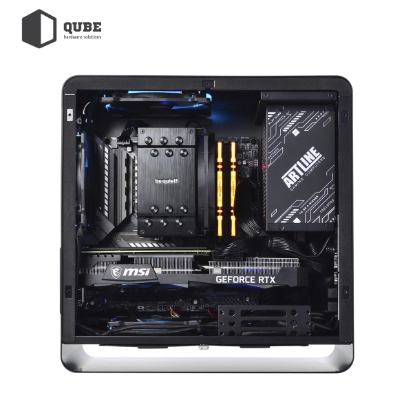 Obudowa QUBE EAGLE Aluminum Black Vulkan Printed case (QBX3M_WBNU3PV) cena - zdjęcie 2