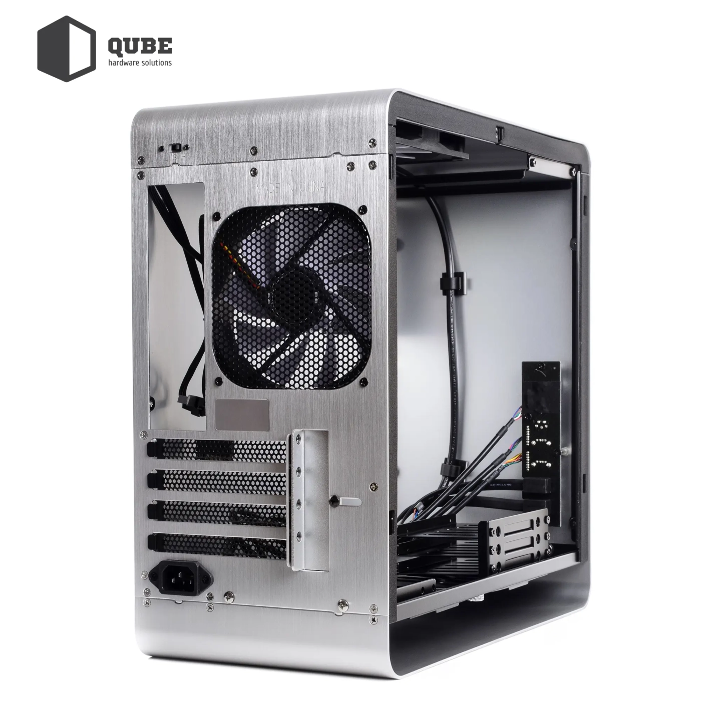 Obudowa QUBE EAGLE Aluminum Silver (QBX3M_WSNU3) cena - zdjęcie 2