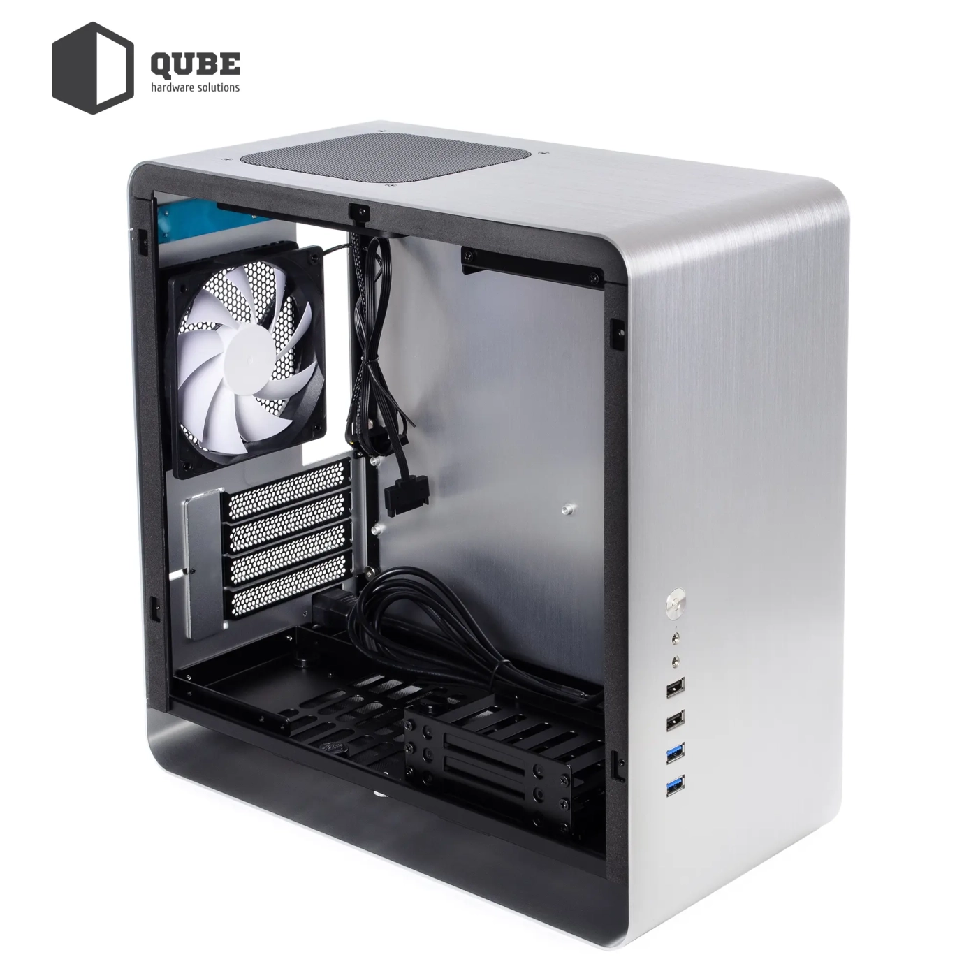 Obudowa QUBE EAGLE Aluminum Silver (QBX3M_WSNU3) cena - zdjęcie 4