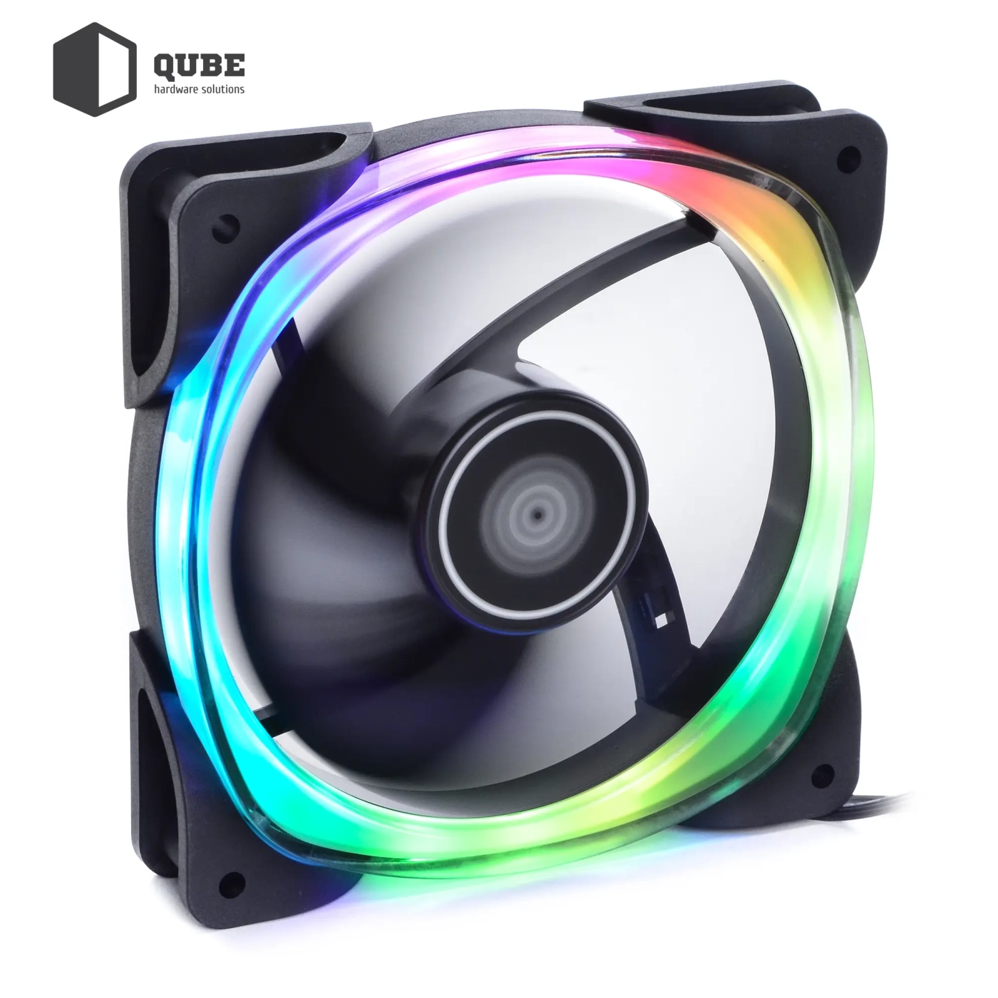 Wentylator QUBE FR-701 120 mm czarny RGB cena - zdjęcie 2