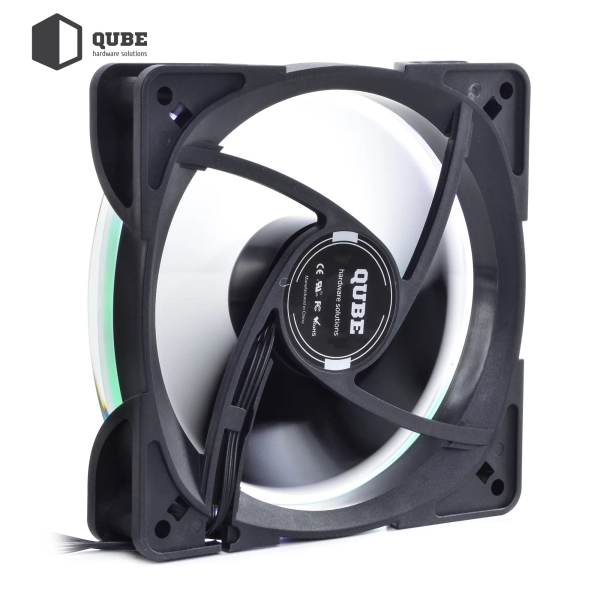 Wentylator QUBE FR-701 120 mm czarny RGB cena - zdjęcie 7