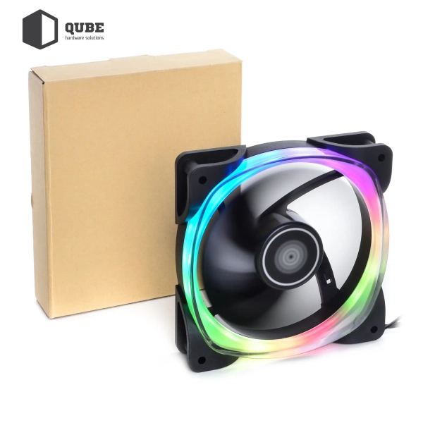 Wentylator QUBE FR-701 120 mm czarny RGB cena - zdjęcie 8