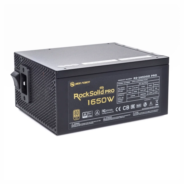 Zasilacz QUBE 1650W 80+ Gold (RS-1650GD PRO) cena - zdjęcie 1