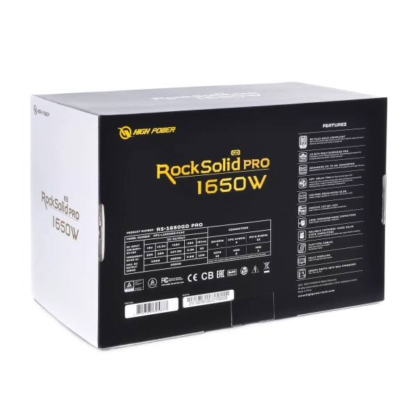 Zasilacz QUBE 1650W 80+ Gold (RS-1650GD PRO) cena - zdjęcie 8