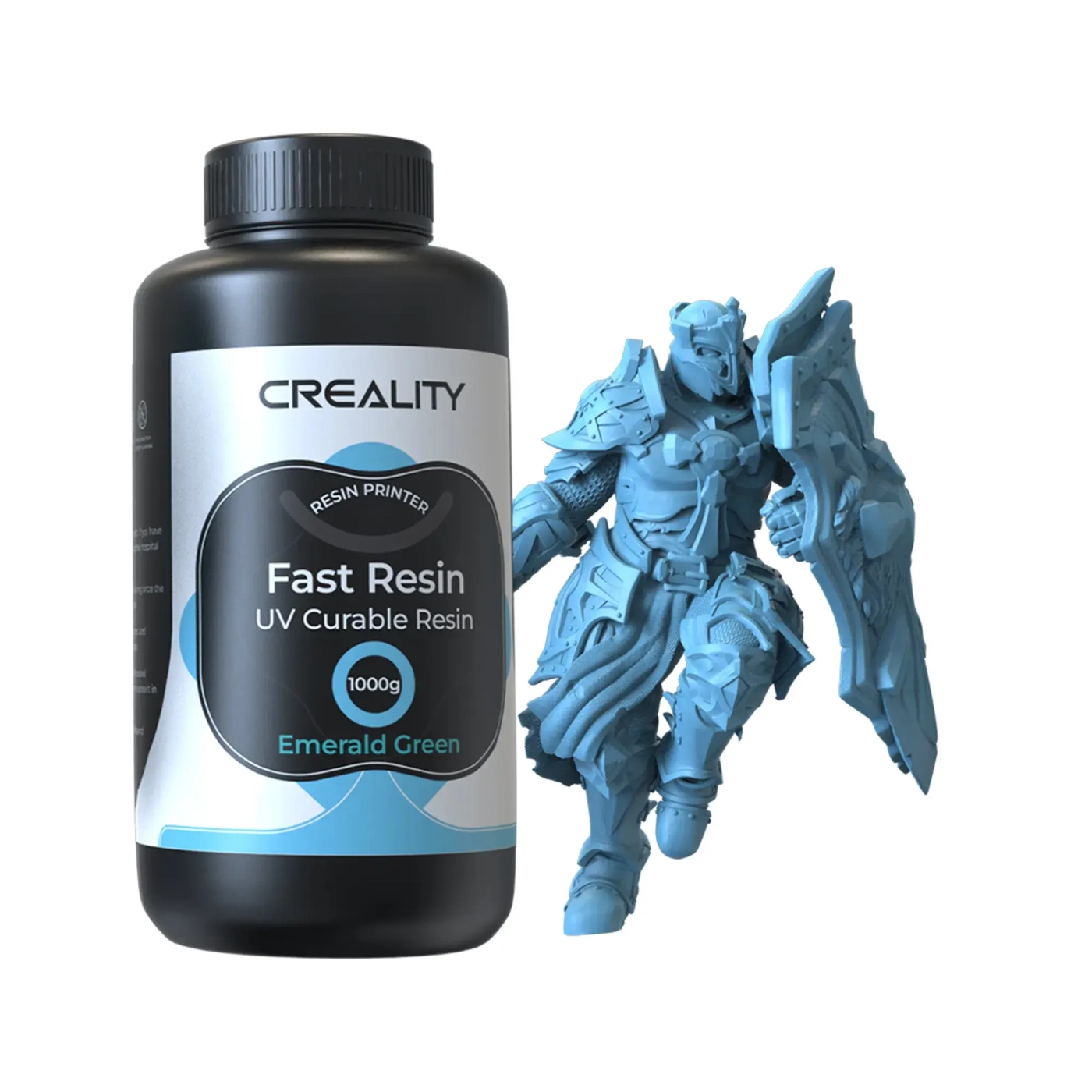 Żywica fotopolimerowa Resin Creality Fast UV Curable 1kg Niebieski (3302180007) cena - zdjęcie 0