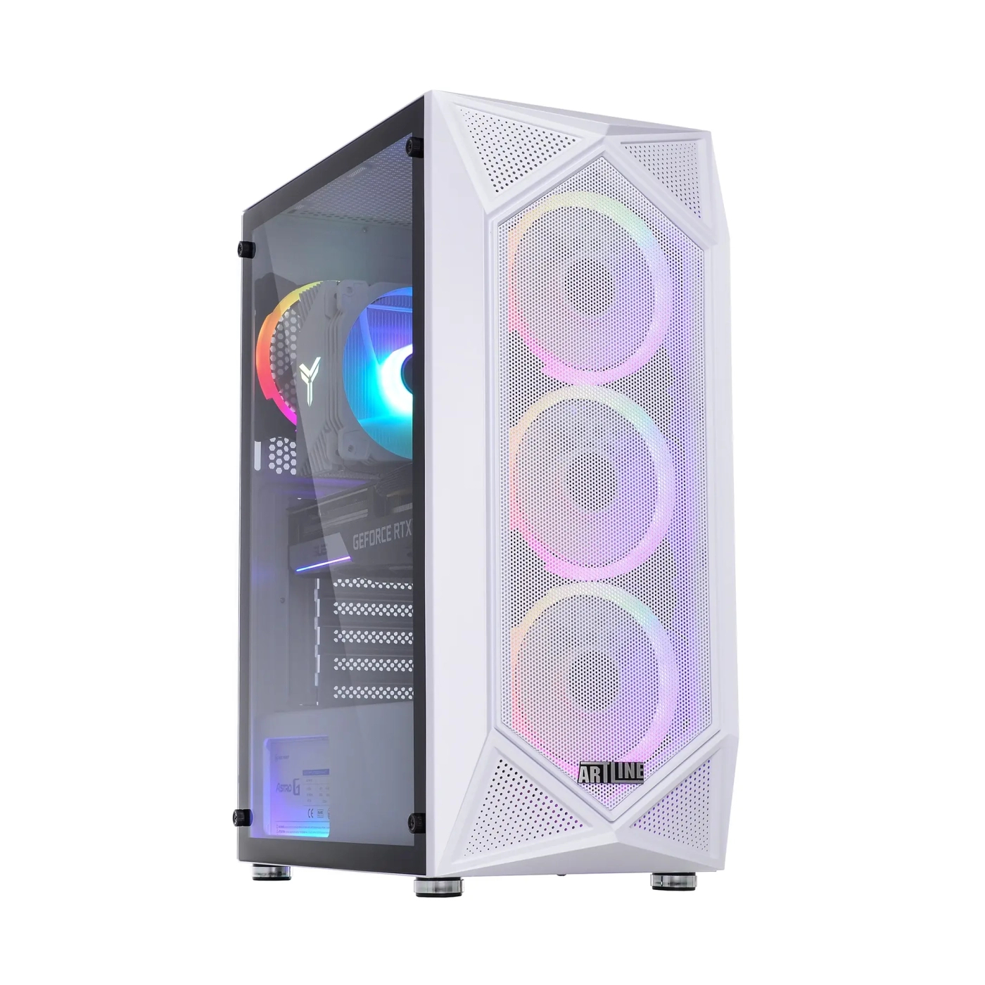 Komputer gamingowy ARTLINE Gaming X75WHITE i7 13700F RTX 3060 12GB SN1610Win cena - zdjęcie 0
