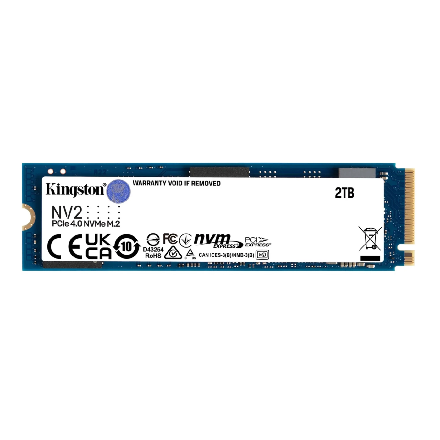 Dysk SSD Kingston NV2 2TB M.2 2280 NVMe PCIe Gen4.0 x4 (SNV2S/2000G) cena - zdjęcie 0