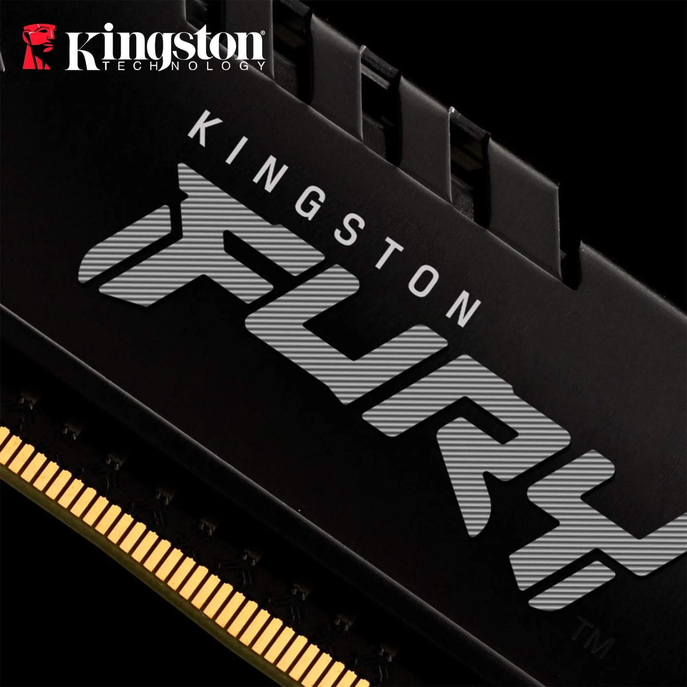 Moduł pamięci Kingston FURY Beast Black DDR4-3200 16GB KIT (2x8GB) CL16-18-18 1.35V XMP (KF432C16BBK2/16) cena - zdjęcie 4