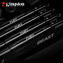 Moduł pamięci Kingston FURY Beast Black DDR4-3200 16GB KIT (2x8GB) CL16-18-18 1.35V XMP (KF432C16BBK2/16) cena - zdjęcie 6