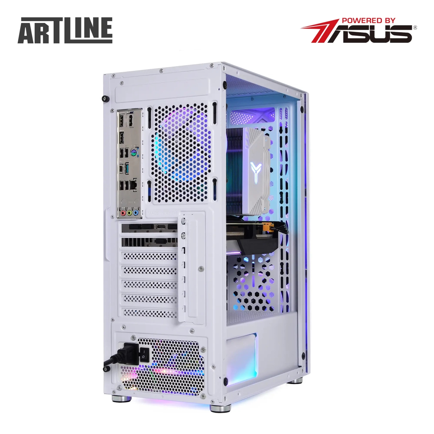 Komputer gamingowy ARTLINE Gaming X75WHITE i7 13700F RTX 3060 Ti 8GB SN3210Win cena - zdjęcie 13