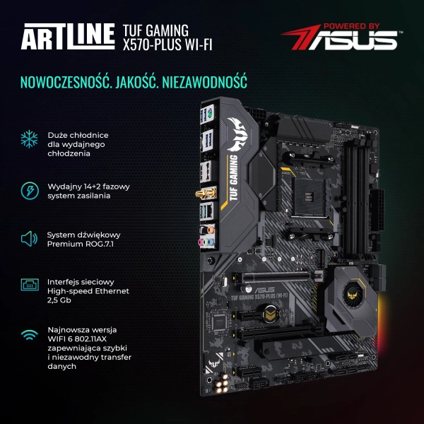 Komputer gamingowy ARTLINE Overlord X94 Ryzen 9 5900X RTX 4070 Ti 12GB GR32510 cena - zdjęcie 2