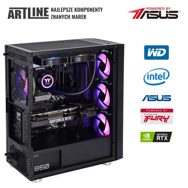 Komputer gamingowy ARTLINE Gaming X95 i7 12700KF RTX 4070 Ti 12GB GR3242Win cena - zdjęcie 9