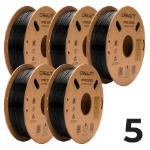 Zestaw Filament Creality Hyper PETG, 5x1kg, 1.75mm, Czarny (3301030043x5) cena - zdjęcie 0