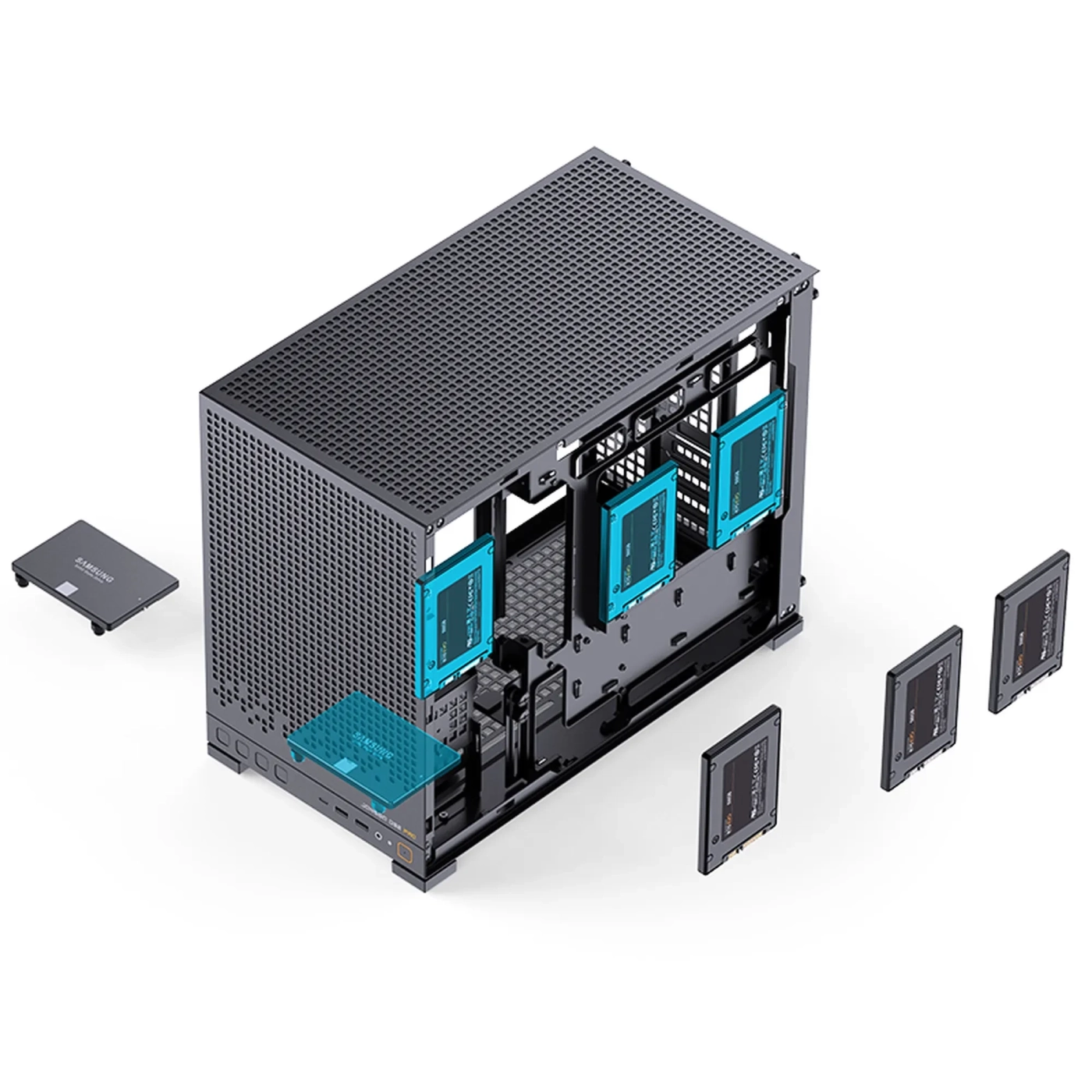 Obudowa Jonsbo D32 PRO Black cena - zdjęcie 12