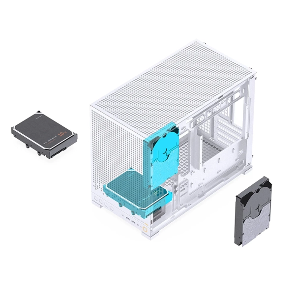 Obudowa Jonsbo D32 PRO White cena - zdjęcie 11