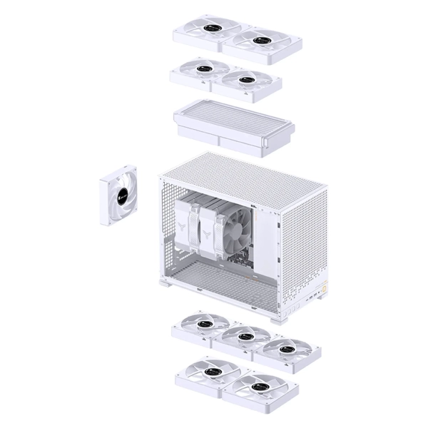 Obudowa Jonsbo D32 PRO White cena - zdjęcie 13