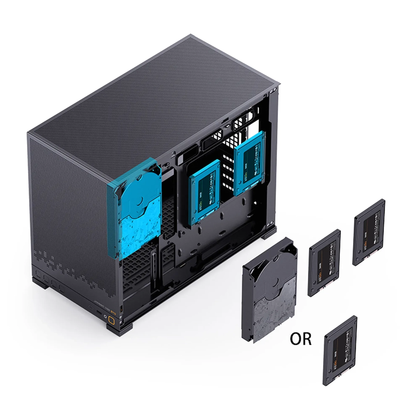 Obudowa Jonsbo D32 STD Black cena - zdjęcie 13