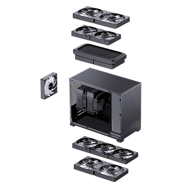 Obudowa Jonsbo D32 STD Black cena - zdjęcie 14