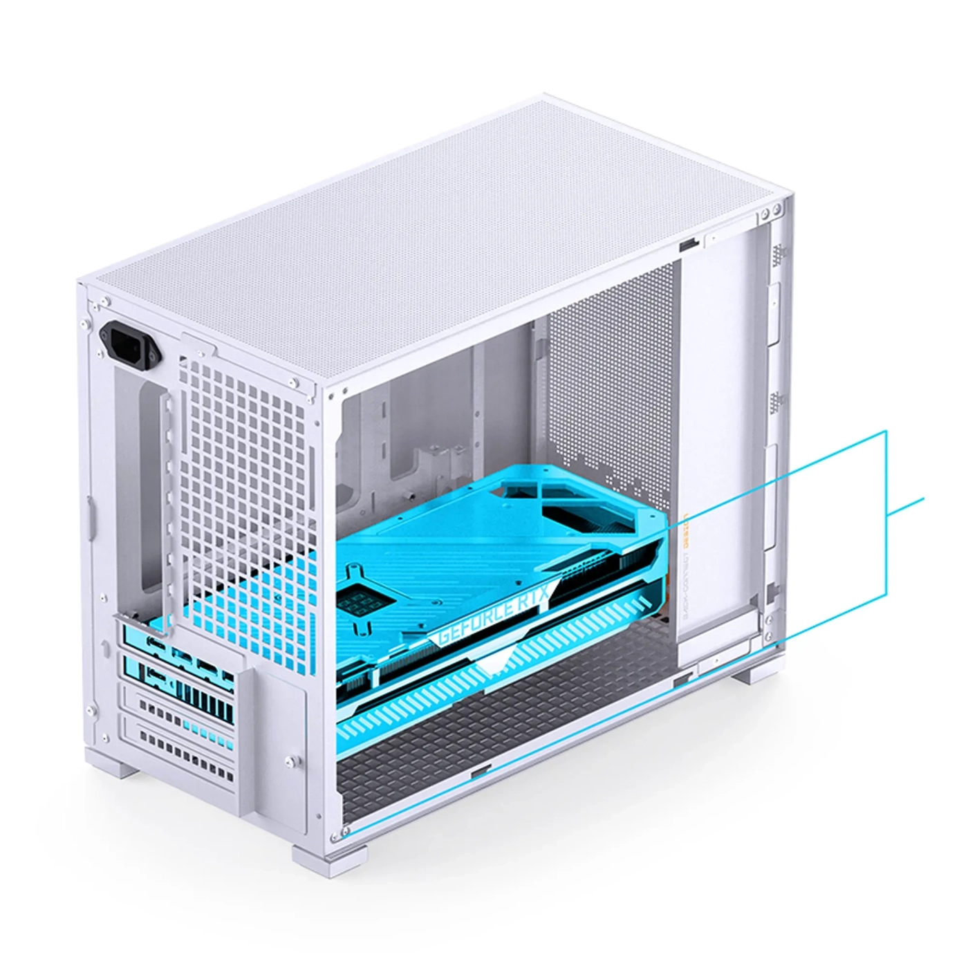 Obudowa Jonsbo D32 STD White cena - zdjęcie 12