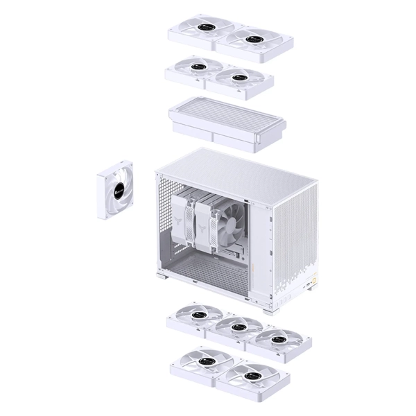 Obudowa Jonsbo D32 STD White cena - zdjęcie 14