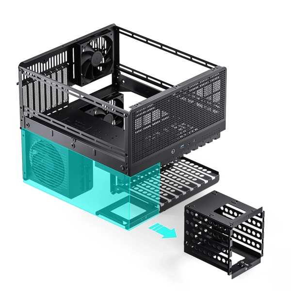 Obudowa Jonsbo N5 Black cena - zdjęcie 14