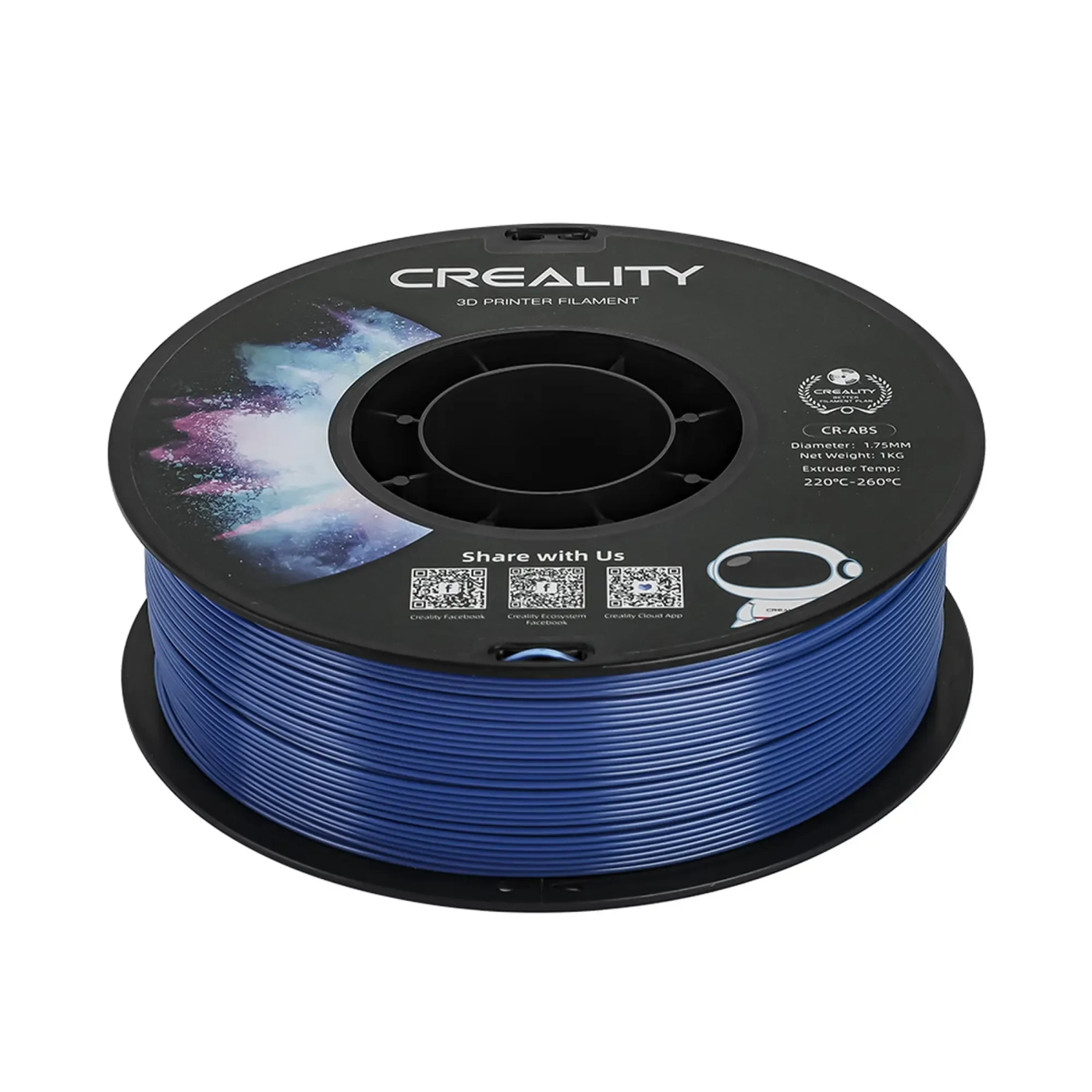 Filament Creality ABS, 1kg, 1.75mm, niebieski (3301020036) cena - zdjęcie 3